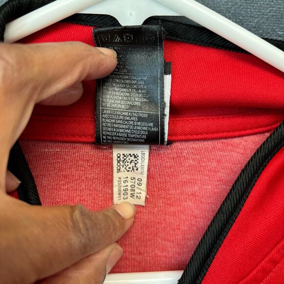 Chicago Bulls Jacket Mens XS Adidas x NBA Embroidered Logo Full Zip Basketball - Picture 9 of 12